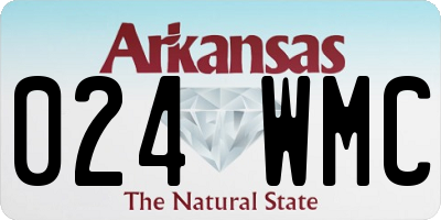 AR license plate 024WMC