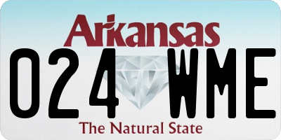 AR license plate 024WME