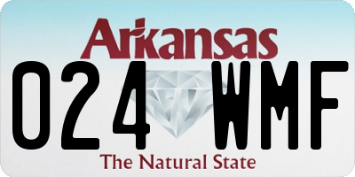 AR license plate 024WMF