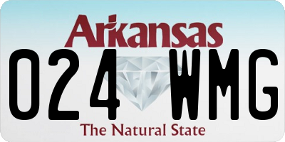 AR license plate 024WMG