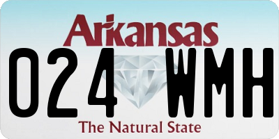 AR license plate 024WMH