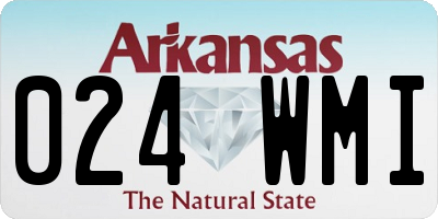 AR license plate 024WMI