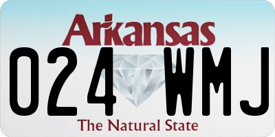 AR license plate 024WMJ