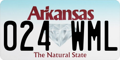 AR license plate 024WML