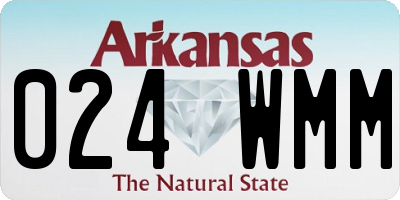 AR license plate 024WMM