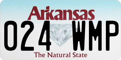 AR license plate 024WMP