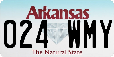 AR license plate 024WMY
