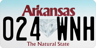 AR license plate 024WNH