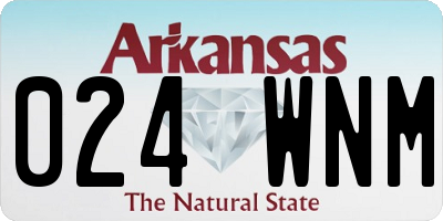 AR license plate 024WNM