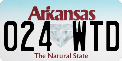 AR license plate 024WTD