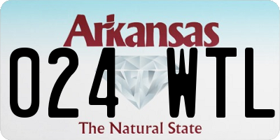 AR license plate 024WTL