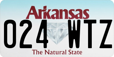 AR license plate 024WTZ