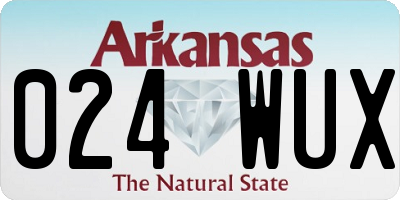 AR license plate 024WUX