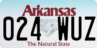 AR license plate 024WUZ