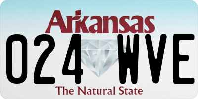 AR license plate 024WVE