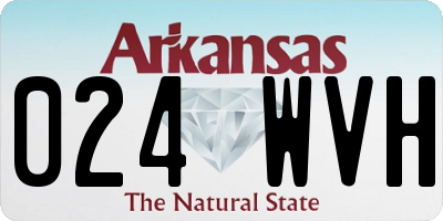 AR license plate 024WVH