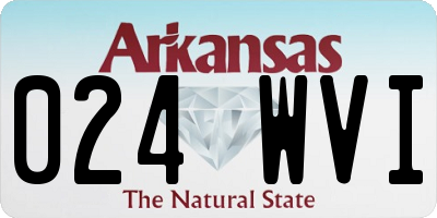 AR license plate 024WVI