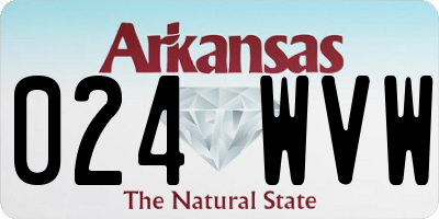 AR license plate 024WVW