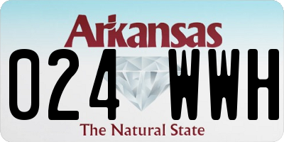 AR license plate 024WWH