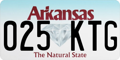 AR license plate 025KTG