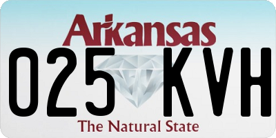 AR license plate 025KVH