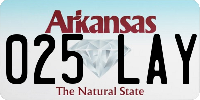 AR license plate 025LAY