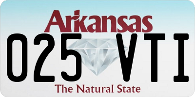 AR license plate 025VTI