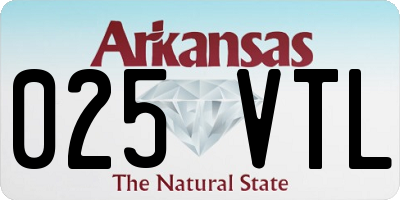 AR license plate 025VTL