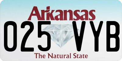 AR license plate 025VYB