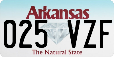AR license plate 025VZF