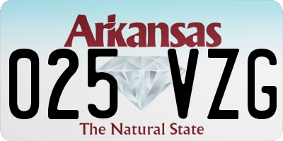 AR license plate 025VZG