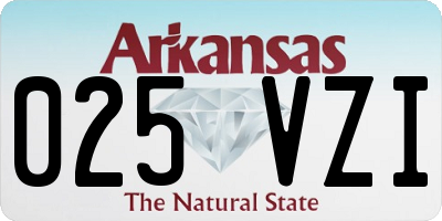 AR license plate 025VZI