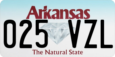 AR license plate 025VZL