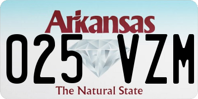 AR license plate 025VZM