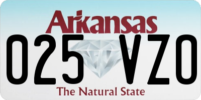 AR license plate 025VZO