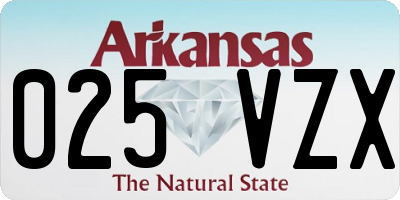 AR license plate 025VZX