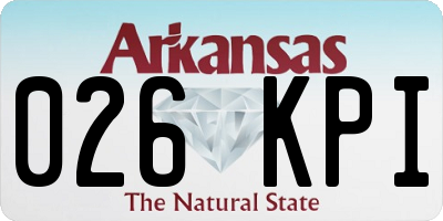 AR license plate 026KPI