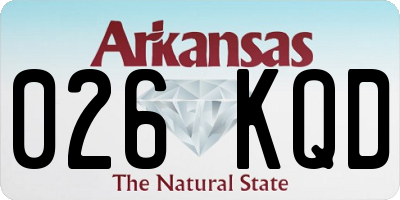 AR license plate 026KQD