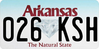 AR license plate 026KSH