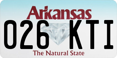 AR license plate 026KTI