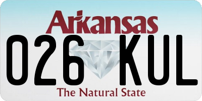 AR license plate 026KUL