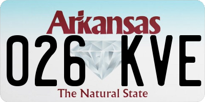 AR license plate 026KVE