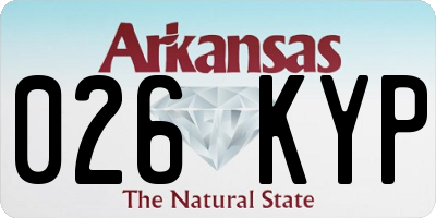 AR license plate 026KYP