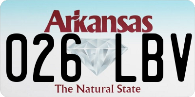 AR license plate 026LBV