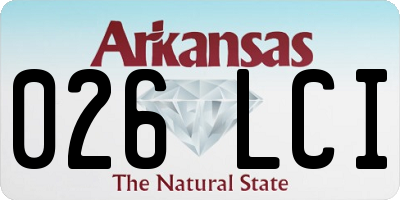 AR license plate 026LCI