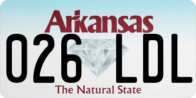 AR license plate 026LDL