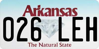 AR license plate 026LEH