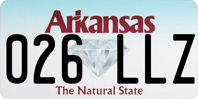 AR license plate 026LLZ