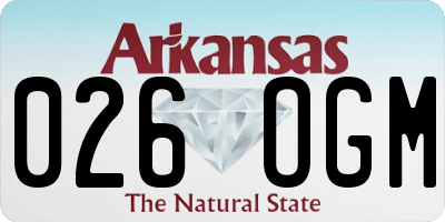 AR license plate 026OGM