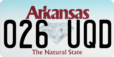 AR license plate 026UQD